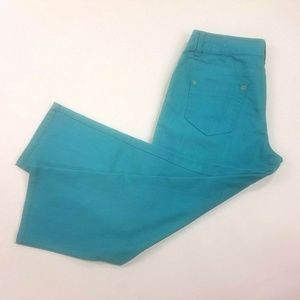 Rafaella Women's Teal Blue Low Rise Jeans Size 10